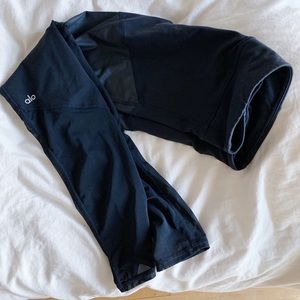 [Alo] black mesh leggings